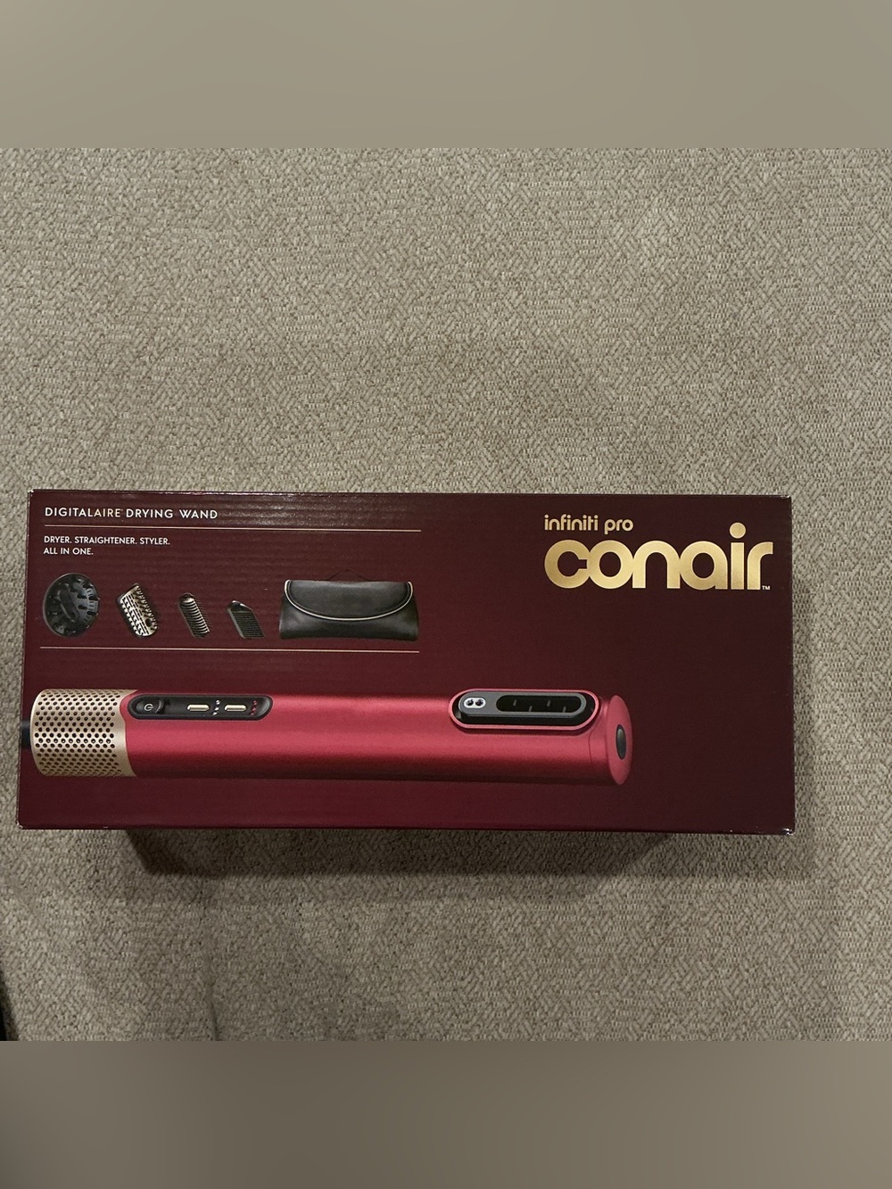 Infiniti Pro Conair Digitalaire Drying Wand - Metallic Red